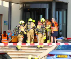 Brandweer ingezet voor mogelijke brand in hotel