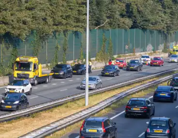 Kettingbotsing zorgt voor verkeershinder