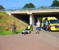 Scootmobiel bestuurder gewond bij ongeval