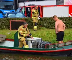 Brand op boot snel onder controle