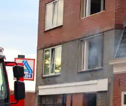 Barbecue op balkon aangezien als brand