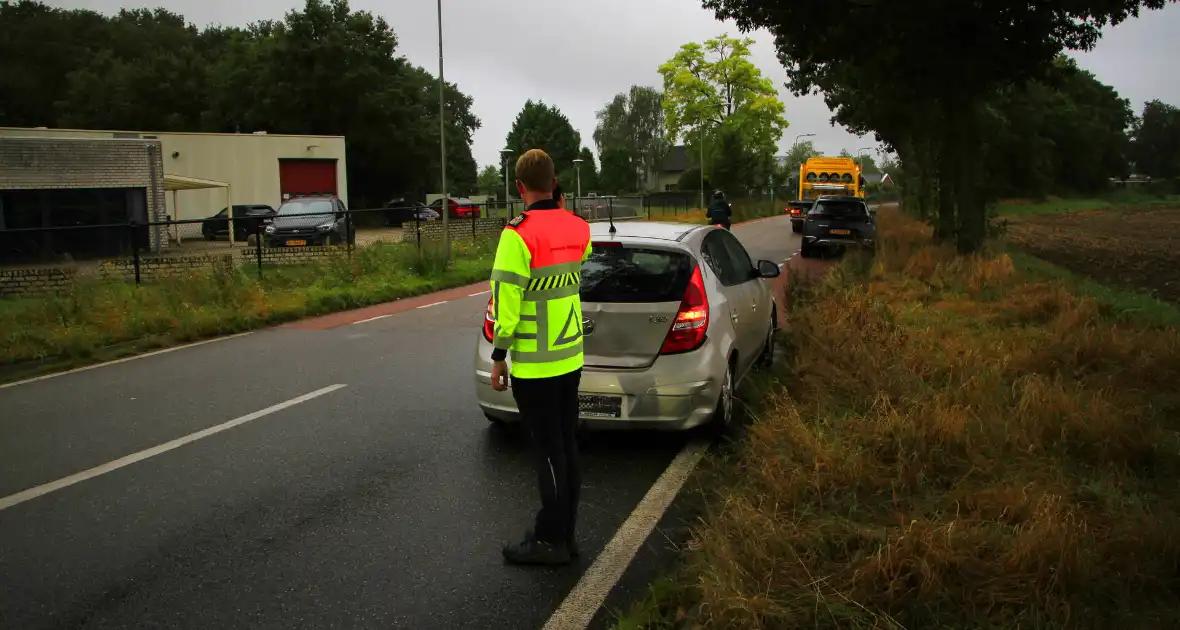 Kop-staartbotsing zonder gewonden in de ochtendspits