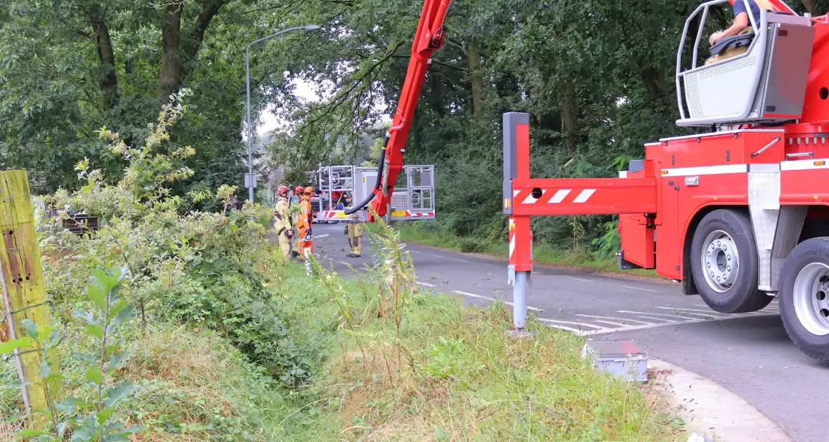 Gevaarlijke tak veroorzaakt wegafsluiting - Foto 2