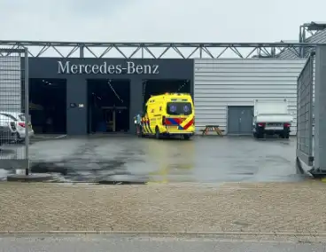 Traumahelikopter ingezet voor incident bij autogarage