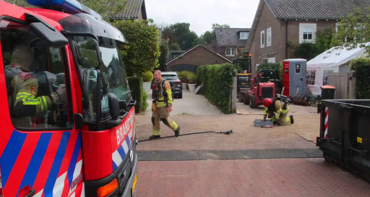 Gaslek door sloopwerkzaamheden in voortuin - Foto 2