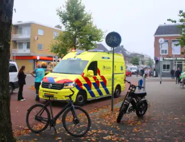 Scholier op fatbike en fietser met elkaar in botsing