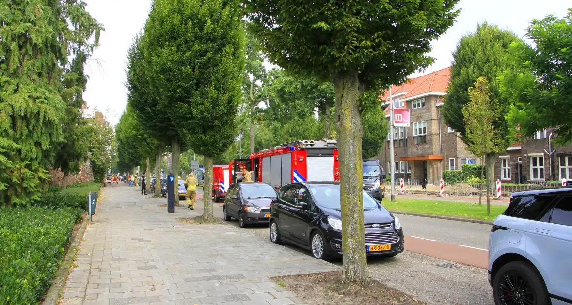 Brandweer onderzoekt oorzaak gaslekkage bij werkzaamheden