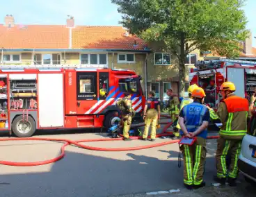 Veel hulpdiensten ingezet voor zeer grote brand