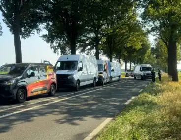 Vier bestelbussen betrokken bij kettingbotsing