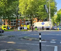 Ernstig ongeval tussen fietser en vrachtwagen