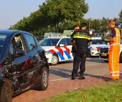 Meerdere personen nagekeken bij aanrijding op rotonde