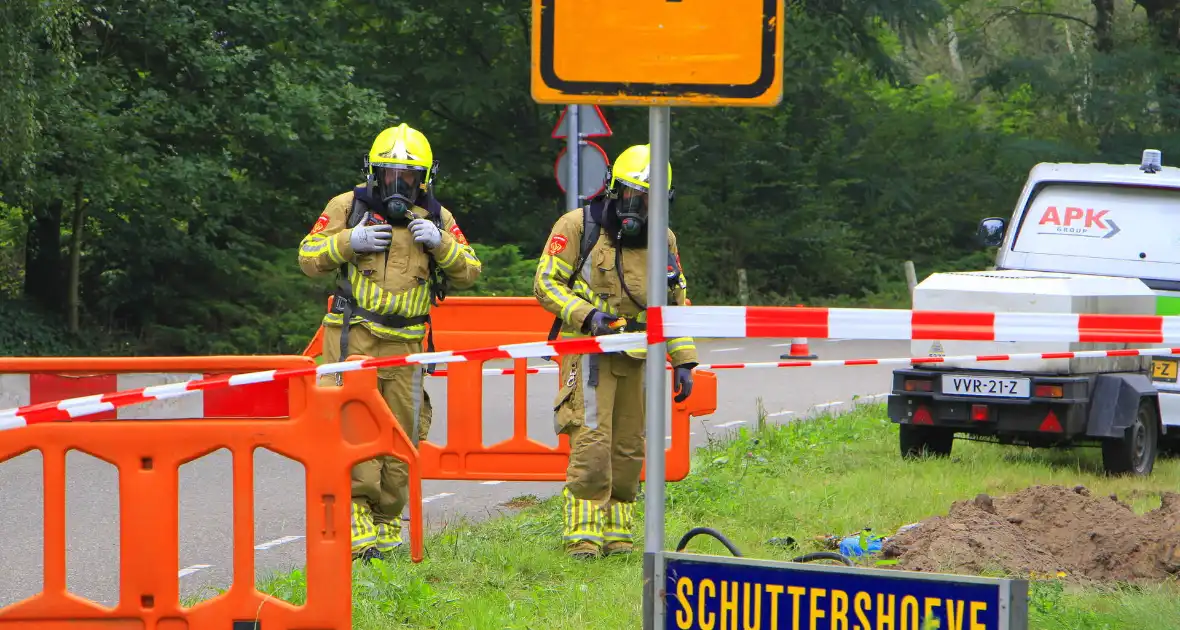 Grondraket boort door gasleiding - Foto 3