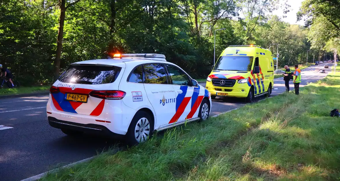 Opzittenden snorfiets ten val bij eenzijdig ongeval - Foto 1