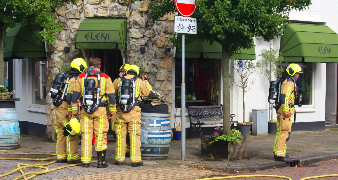 Brand in Grieks restaurant snel onder controle