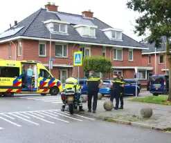 Fietser gewond naar ziekenhuis