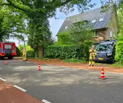 Brandweer en nutsbedrijf onderzoeken gaslek in woning