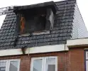 Huis onbewoonbaar na felle woningbrand