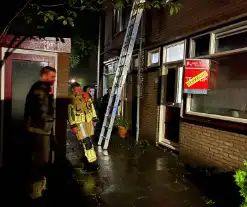 Slaapkamer vol met regenwater