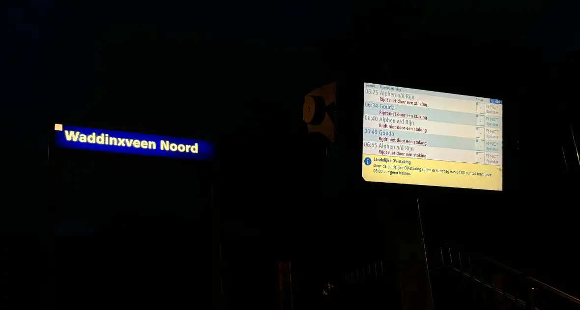 Van 04 00 tot ten minste 08 00 uur geen treinen door staking