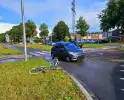 Wederom fietser aangereden op rotonde