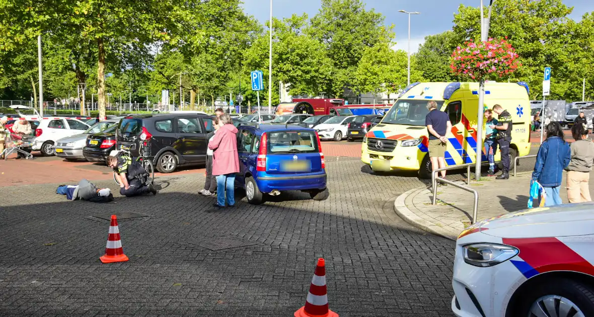 Fietser aangereden door automobiliste