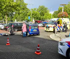 Fietser aangereden door automobiliste