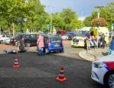 Fietser aangereden door automobiliste