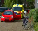 Voorruit gebarsten bij aanrijding met fietser