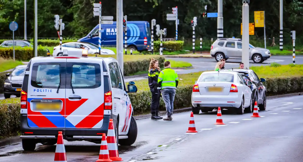 Fiets geplet bij kop-staart botsing - Foto 1