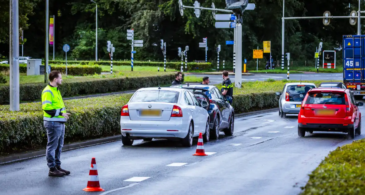 Fiets geplet bij kop-staart botsing - Foto 4