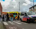 Persoon op fatbike rijdt door na aanrijden scootmobiel