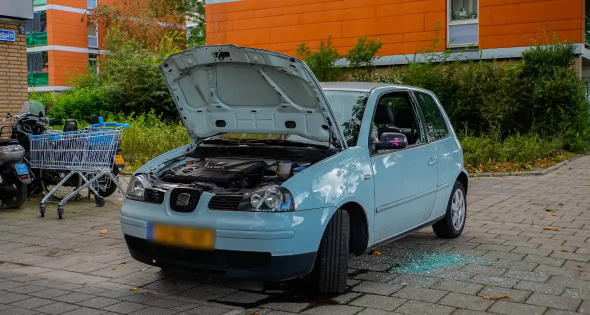 Politie slaat ruit in om kind te redden uit rokende auto