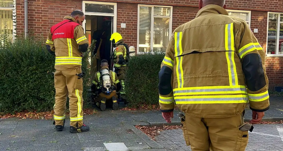 Buren melden keukenbrand