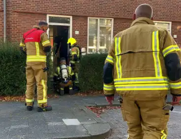 Buren melden keukenbrand