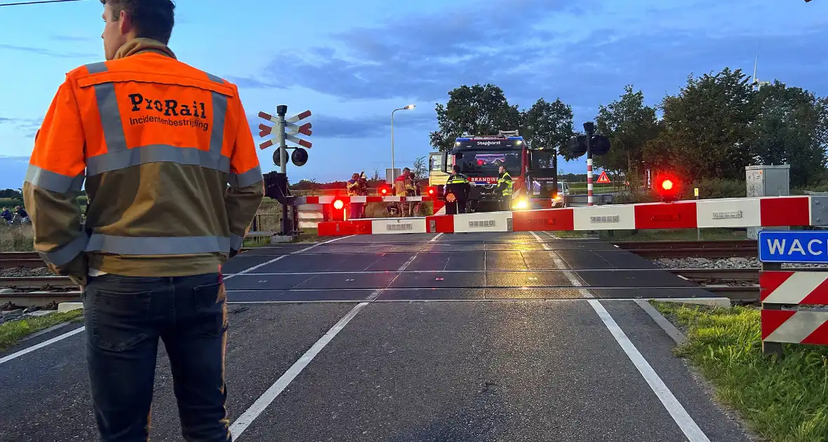 Rookontwikkeling onder trein door vastgelopen remmen - Foto 6