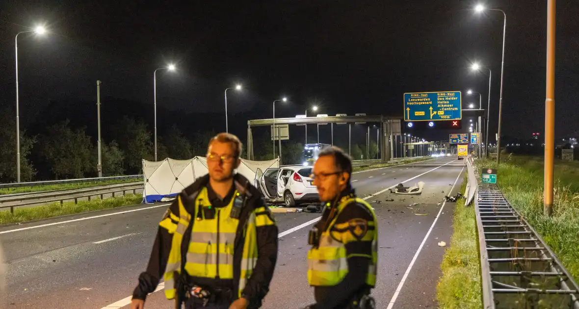 Dodelijk ongeval na botsing met vrachtwagentrailer