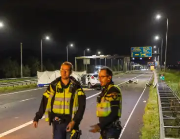 Dodelijk ongeval na botsing met vrachtwagentrailer