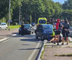 Persoon in scootmobiel gewond bij aanrijding met auto