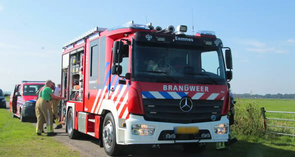 Brandweer haalt Stier uit sloot - Foto 2