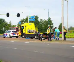 Motorrijder gewond na ongeval op provinciale weg