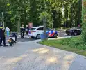 Scooterrijder en automobilist met elkaar in botsing