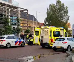 Fietsster gaat onderuit