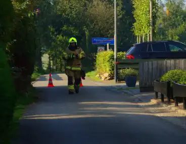 Gaslek leidt tot afsluiting van straat