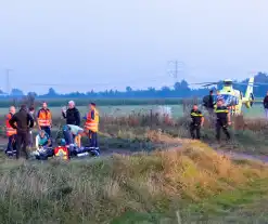 Jonge motorcrosser ernstig gewond bij ongeval