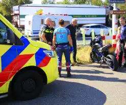 Wielrenfiets gebroken na ongeval met motor