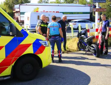 Wielrenfiets gebroken na ongeval met motor