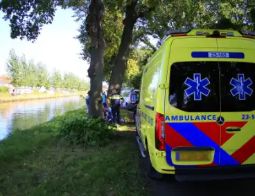 Fietser ten val bij ongeval