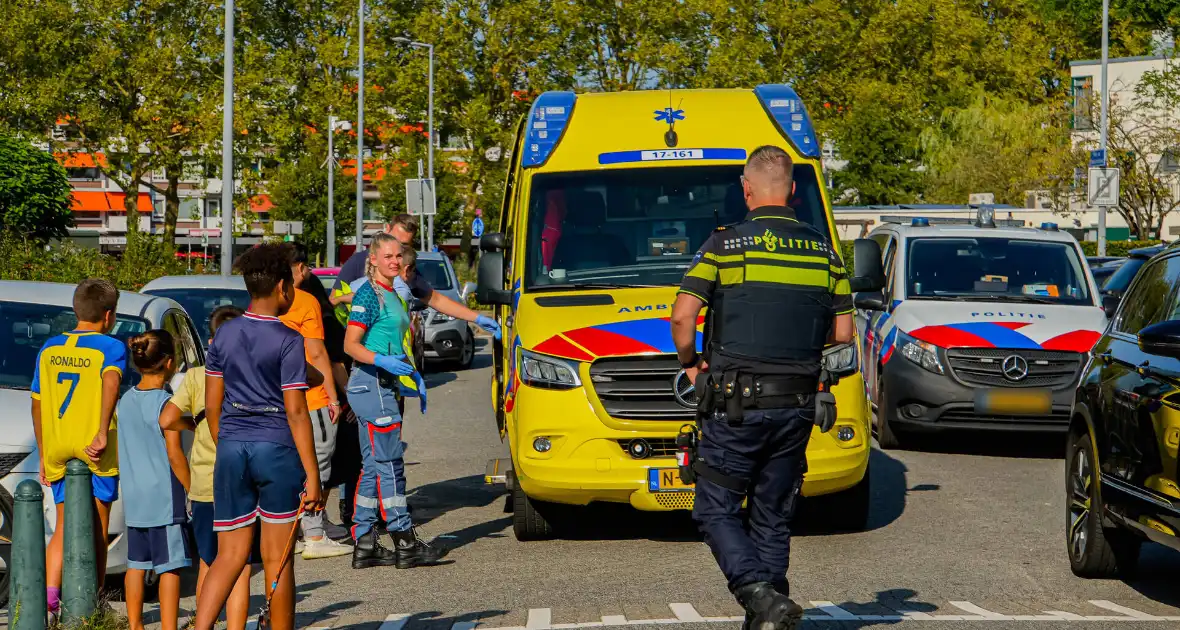 Scooterrijder ten val na uitwijkmanoeuvre - Foto 1