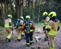 Brand gesticht in bos, brandweer doet er zand over