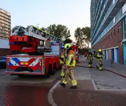 Barbecue op balkon zorgt voor inzet brandweer